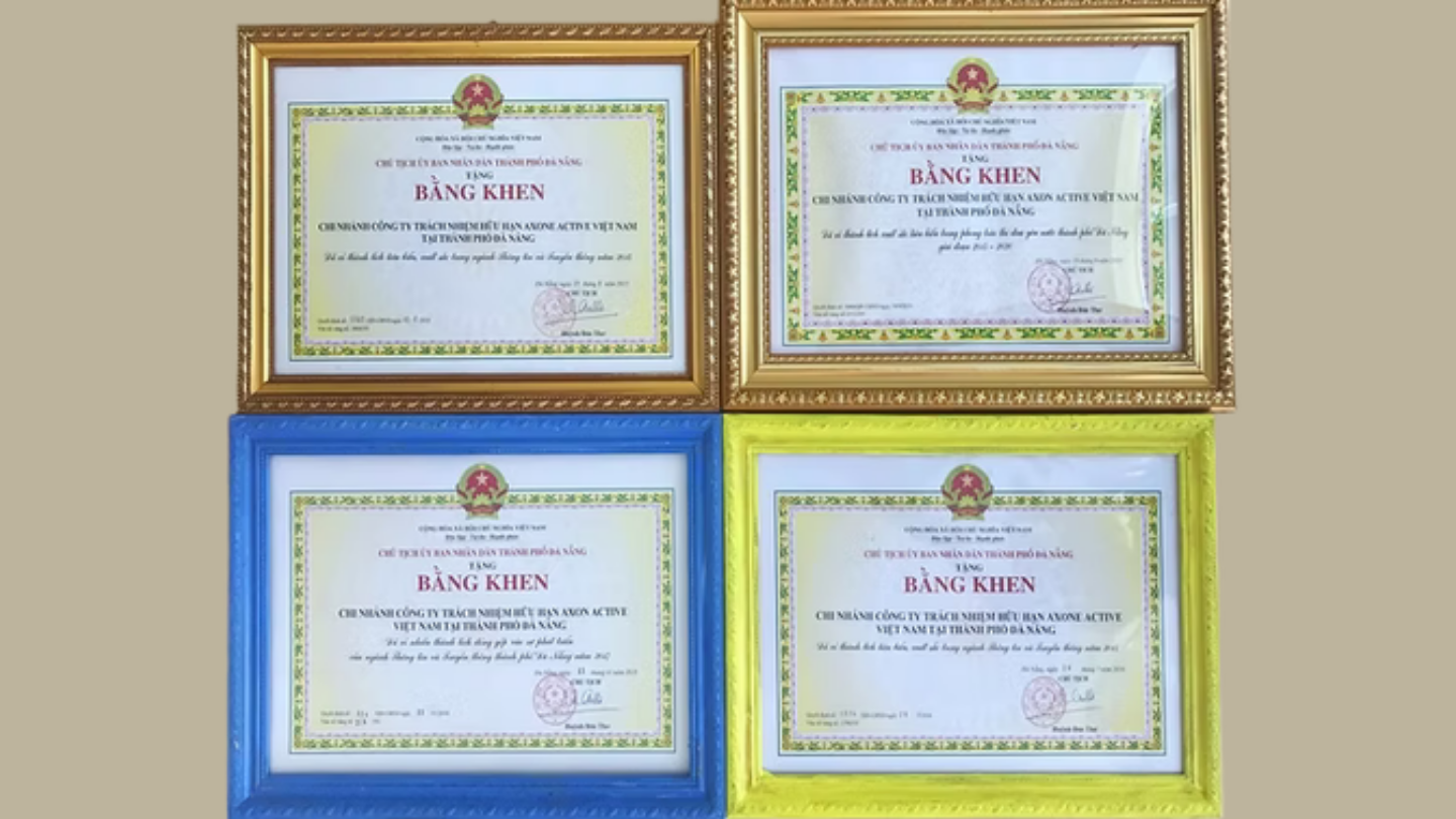 For many consecutive years, Axon Active proud to be an outstanding enterprise with excellent achievements in the information and communications technology industry in 2014, 2015, and 2017.