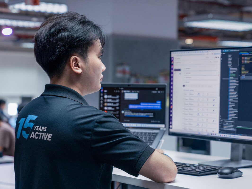 Software development sprint workflow with automated testing, code reviews, continuous integration checks, and stakeholder demo reviews to maintain quality standards