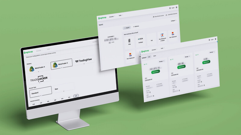 Eightcap Trading Platform Development for a Global Client Portal