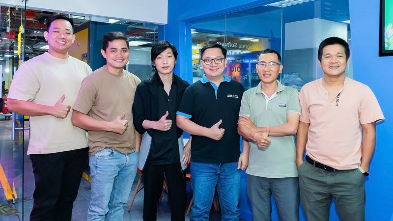 Wow development team photo