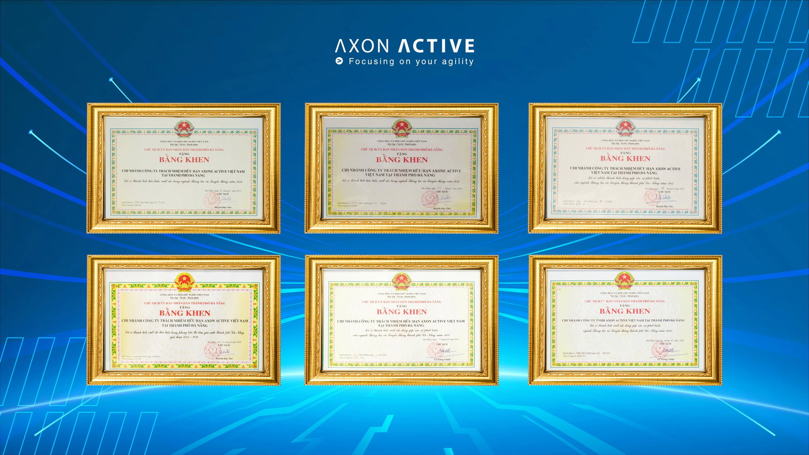 For many years, Axon Active has been proud to be an outstanding enterprise with excellent achievements in the information and communications technology industry